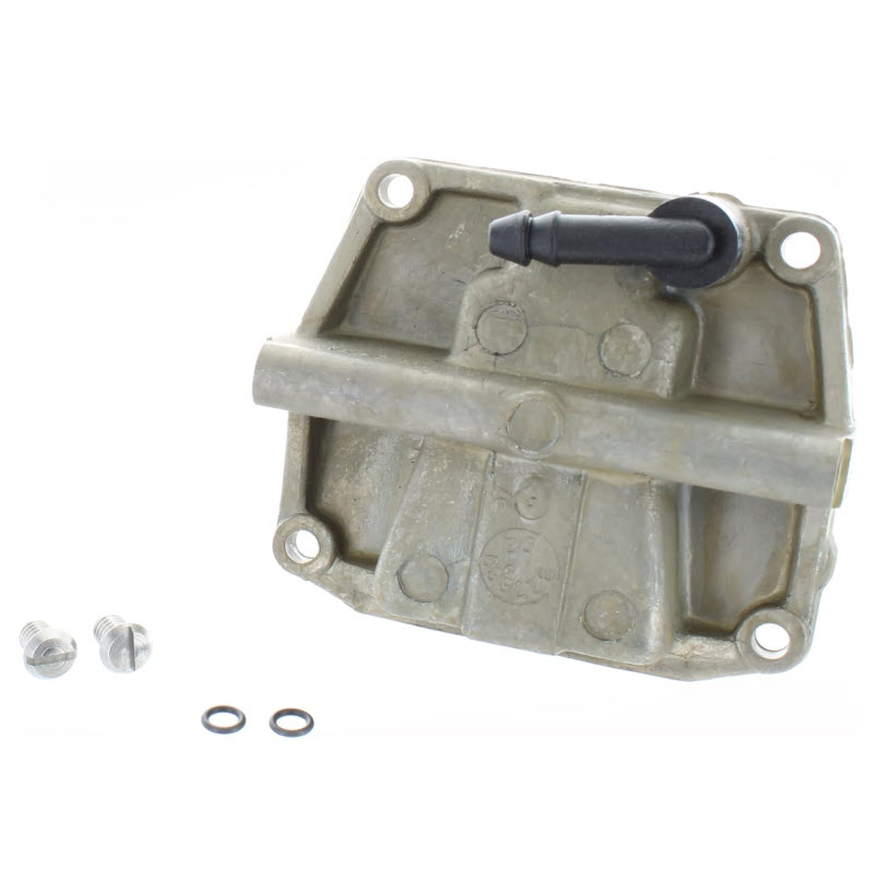 Evinrude Johnson OMC 0437214 - Float Chamber, Aluminum, See Detail Page