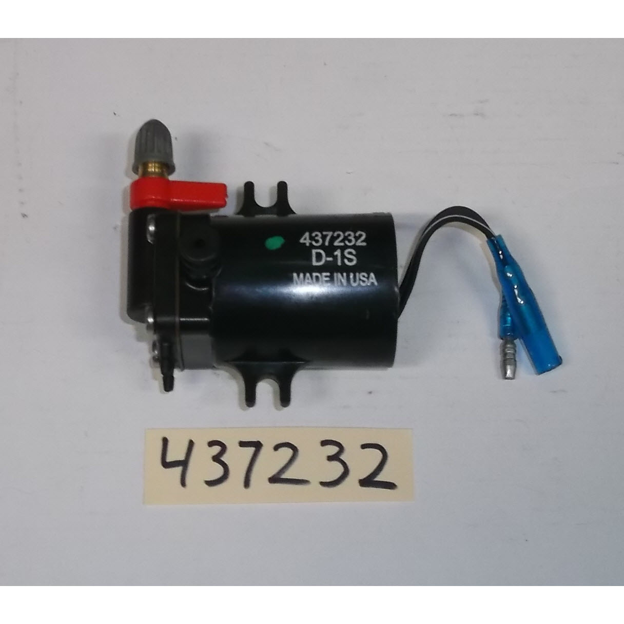 Evinrude Johnson OMC 0437232 - Primer Solenoid Assembly