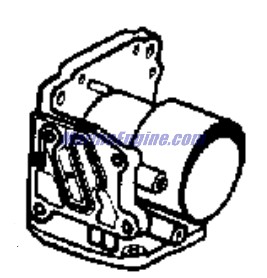 Evinrude Johnson OMC 0437292 - Carburetor Body Assembly