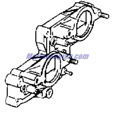 Evinrude Johnson OMC 0437338 - Intake Manifold Assembly
