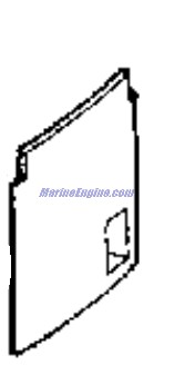 Evinrude Johnson OMC 0437394 - Bracket Assembly, Latch