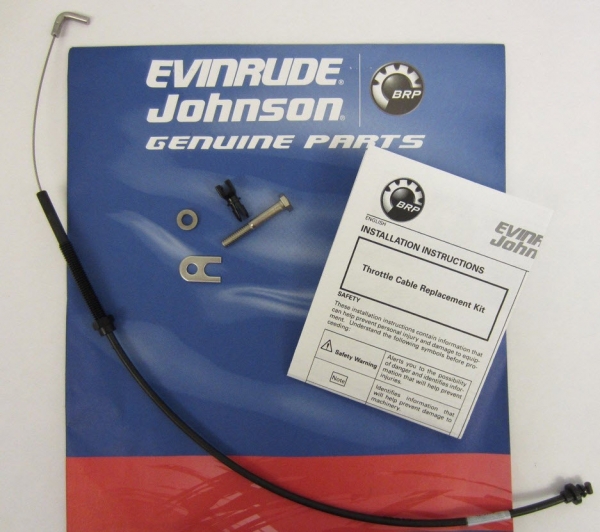 Evinrude Johnson OMC 0437512 - Throttle Cable Assembly