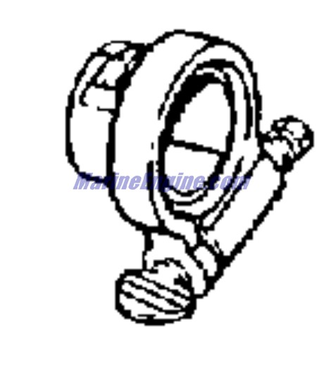Evinrude Johnson OMC 0437711 - Throttle Friction Kit Assembly