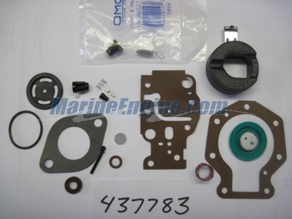 Evinrude Johnson OMC 0437783 - Carb Kit, 15HP, See Info on Detail Page