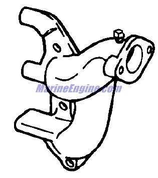 Evinrude Johnson OMC 0437991 - Manifold, 4 Stroke