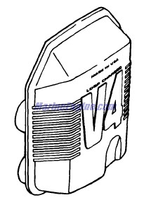 Evinrude Johnson OMC 0438016 - Air Silencer Assembly