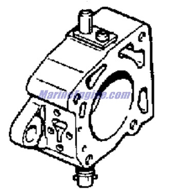Evinrude Johnson OMC 0438567 - Throttle Body Assembly
