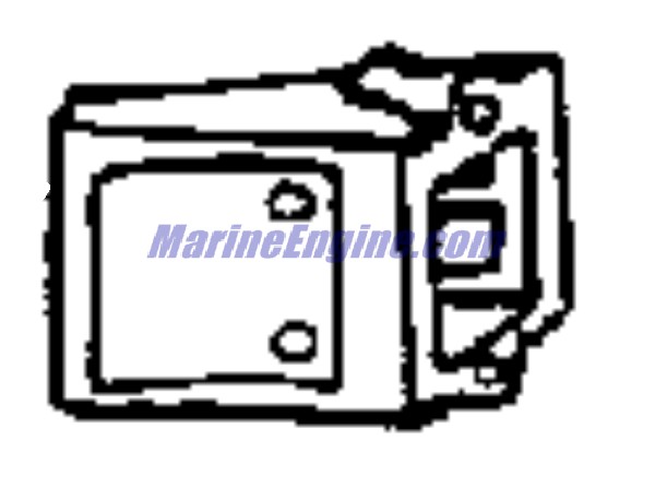 Evinrude Johnson OMC 0438610 - Reed Box Assembly
