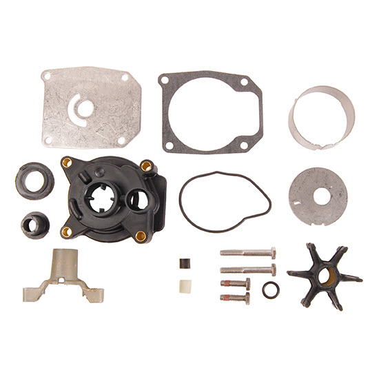 Evinrude Johnson OMC 0439077 - Water Pump Kit with Housing, Wedge Style Key