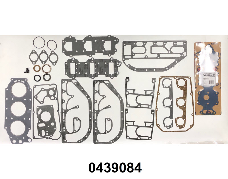 Evinrude Johnson OMC 0439084 - Powerhead Gasket Set, Includes Head Gasket