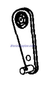 Evinrude Johnson OMC 0439118 - Shift Lever Assembly