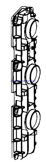 Evinrude Johnson OMC 0439134 - Throttle Body Assembly