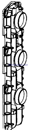 Evinrude Johnson OMC 0439135 - Throttle Body Assembly
