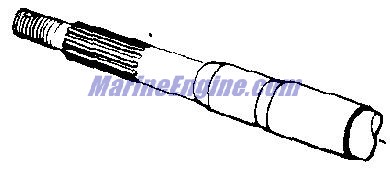 Evinrude Johnson OMC 0439185 - Propeller Shaft Assembly