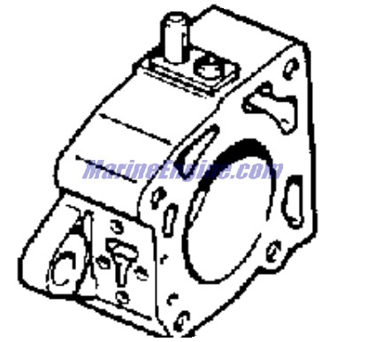 Evinrude Johnson OMC 0439191 - Throttle Body Assembly
