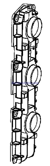 Evinrude Johnson OMC 0439889 - Throttle Body Assembly
