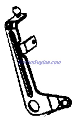 Evinrude Johnson OMC 0439938 - Throttle Lever Assembly