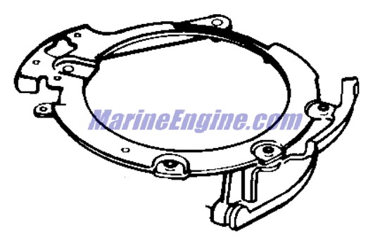 Evinrude Johnson OMC 0439954 - Retainer, Cam & Link Assembly
