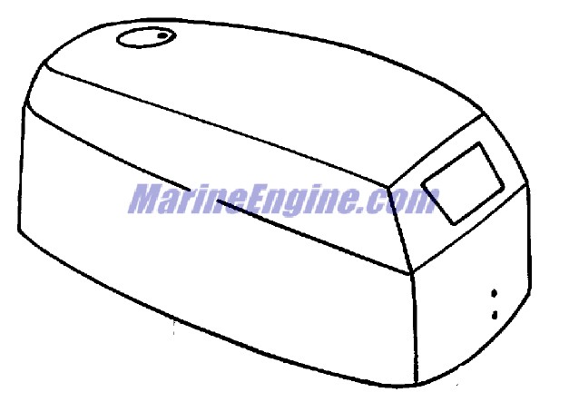 Evinrude Johnson OMC 0440179 - Motor Cover Bodensee