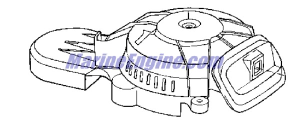 Evinrude Johnson OMC 0441090 - Starter Housing