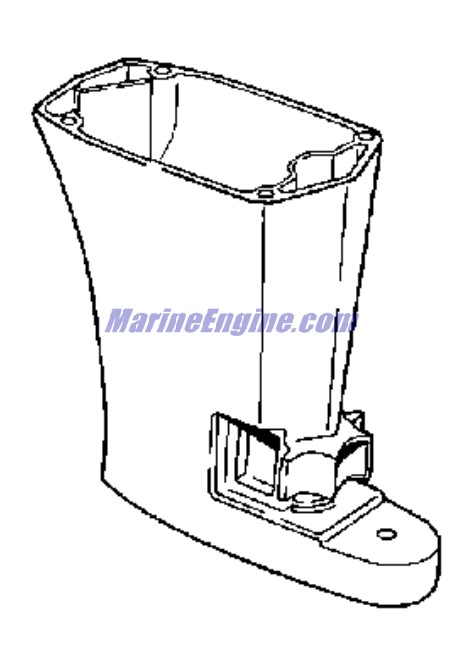 Evinrude Johnson OMC 0441100 - Exhaust Housing