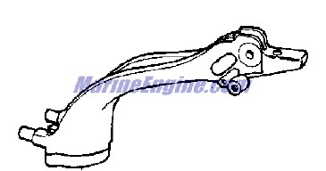 Evinrude Johnson OMC 0446124 - Steering Bracket