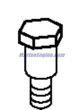 Evinrude Johnson OMC 0446167 - Shoulder Screw