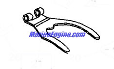 Evinrude Johnson OMC 0447006 - Float Hinge