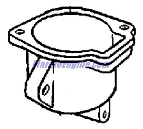 Evinrude Johnson OMC 0447008 - Float Chamber