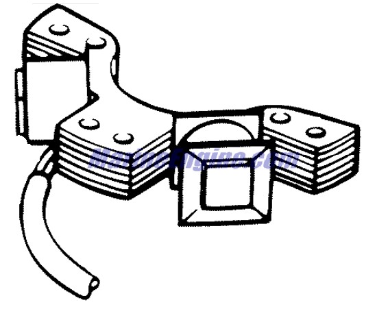 Evinrude Johnson OMC 0449522 - A/C Light Assembly