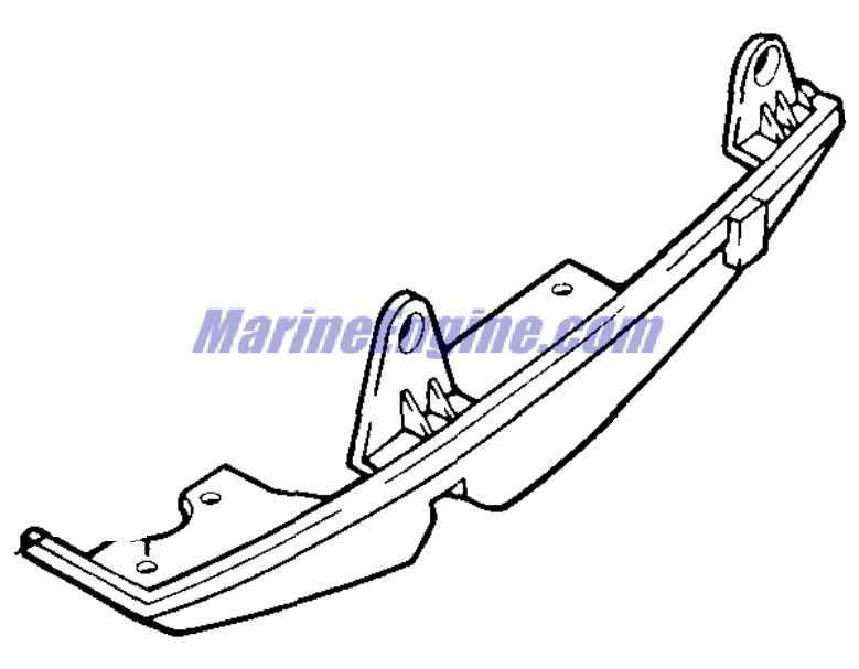 Evinrude Johnson OMC 0451547 - Lower Motor Cover, Prt-pl
