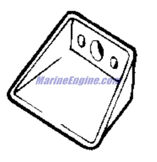 Evinrude Johnson OMC 0451573 - Motor Cover, Panel-gs