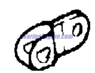 Evinrude Johnson OMC 0451586 - Bellcrank