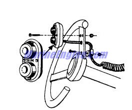 Evinrude Johnson OMC 0504278 - Steering Trim Control