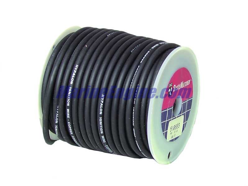 0510883 - Ignition wire, 7mm, Sold by the foot

