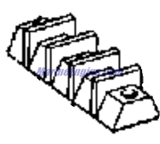 Evinrude Johnson OMC 0512855 - Terminal Block