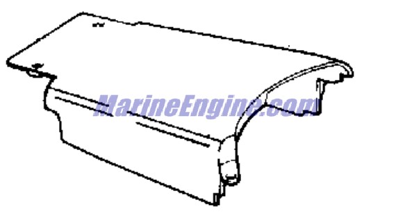 Evinrude Johnson OMC 0513818 - Cover, Power Pack to Flywheel