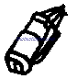 Evinrude Johnson OMC 0514582 - Connector, 2 Pin Plug