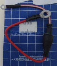Evinrude Johnson OMC 0581533 - Lead and Fuse Assembly