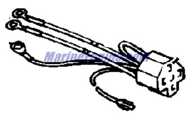 Evinrude Johnson OMC 0582986 - Connector Assembly, Power Trim, Blue Leads