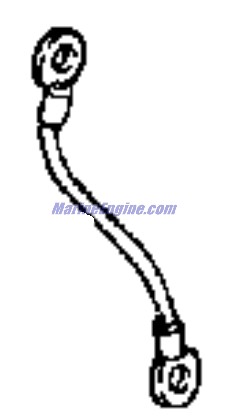 Evinrude Johnson OMC 0583051 - Ground Terminal & Lead