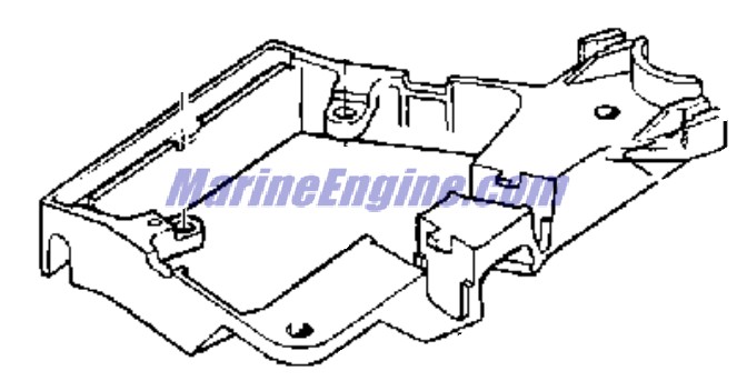 Evinrude Johnson OMC 0583997 - Bracket, Electric Start Ignition