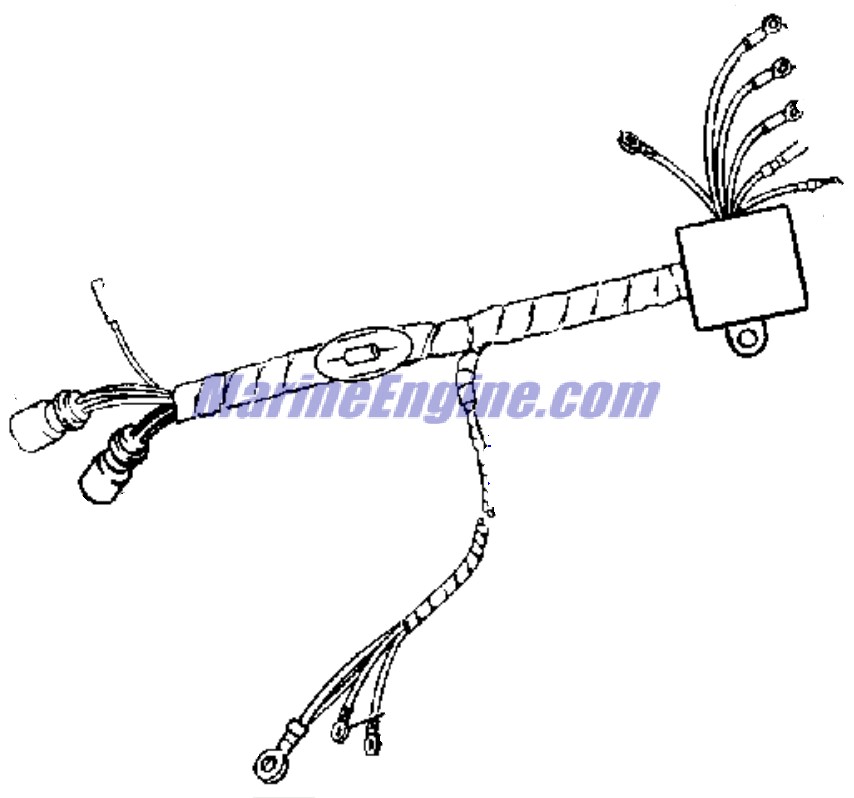 Evinrude Johnson OMC 0584082 - Horn Assembly, Power Supply