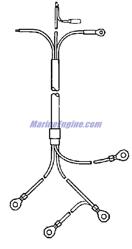 Evinrude Johnson OMC 0584206 - Cable Assembly
