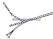 Evinrude Johnson OMC 0584220 - Motor Cable Assembly