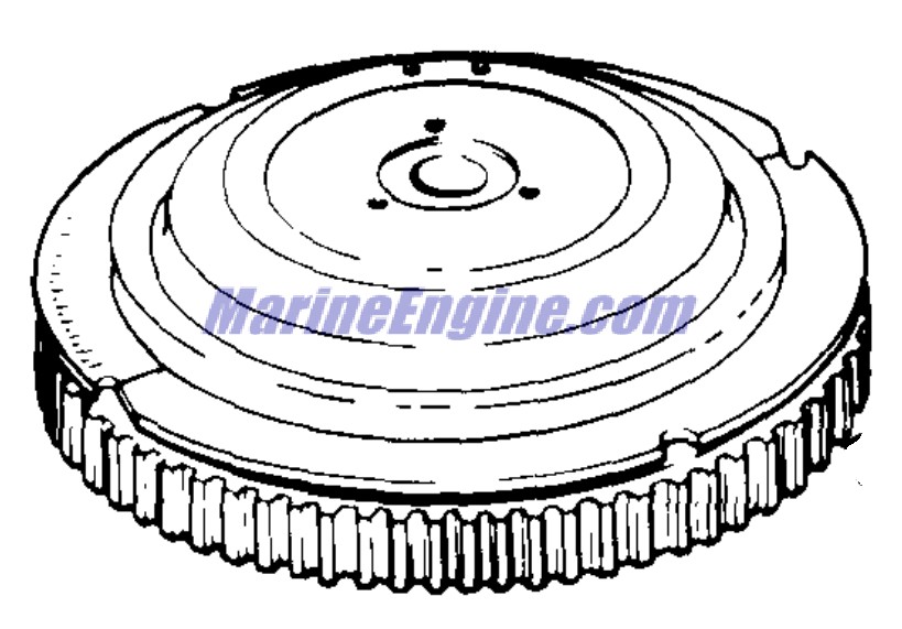 Evinrude Johnson OMC 0584261 - Flywheel Assembly