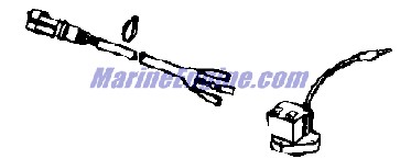 Evinrude Johnson OMC 0584410 - Cable And Horn Assembly