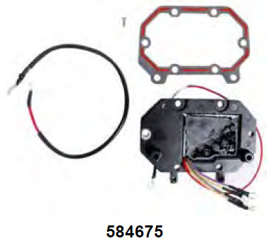 Evinrude Johnson OMC 0584675 - Rectifier/Regulator Assembly