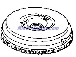 Evinrude Johnson OMC 0584887 - Flywheel Assembly