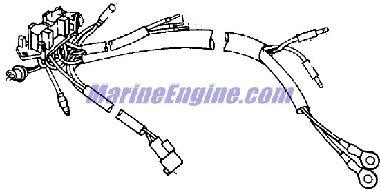 Evinrude Johnson OMC 0585168 - Cable, Power Tilt & Trim